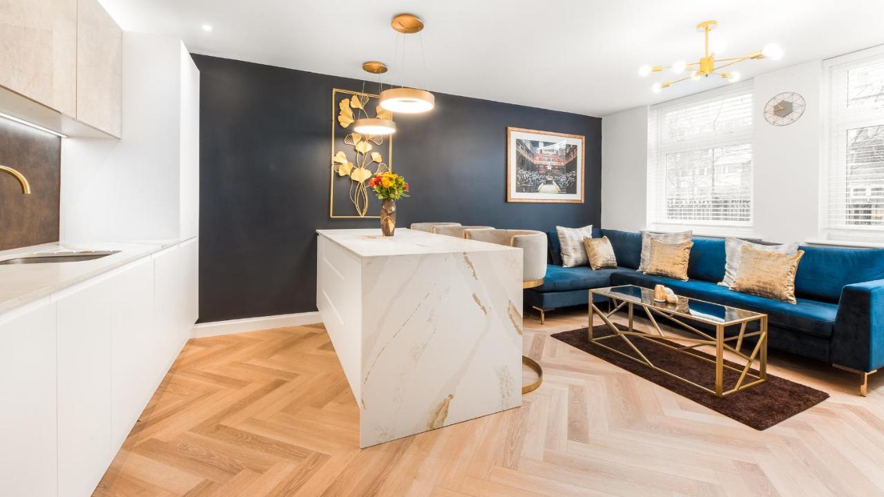 London'S Modern Nuance Apartment - Battersea Bagian luar foto